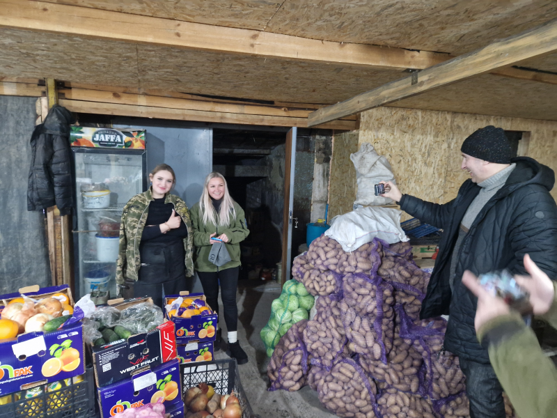 Providing food supplies where needed